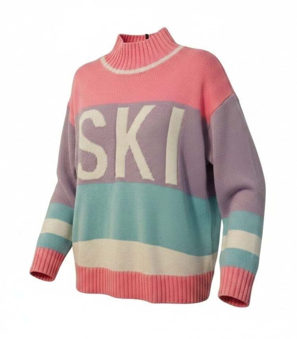 Ski Sweater in Pastel Multi Knit